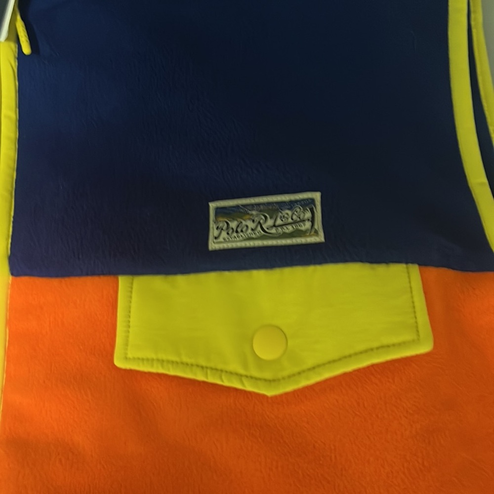 $170 Polo Ralph Lauren ColorBlocked Fleece Vest NWT - Picture 3 of 11